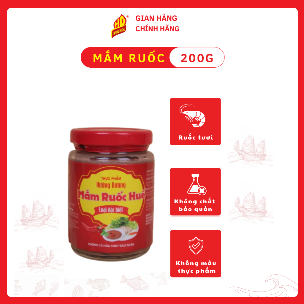 Mắm Ruốc Huế Hũ 200G