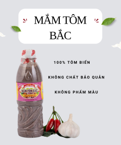 Mắm Tôm Bắc 400g - Đặc sản Thanh Hóa - Chai nhỏ (Loại đặc biệt)