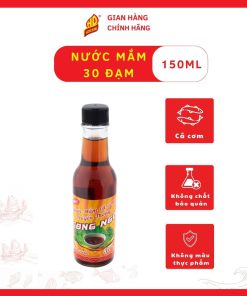 Nước Mắm Cá Cơm Long Ngư 30 Đạm Chai 150ML
