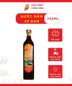 Nước Mắm Cá Cơm Long Ngư 40 Đạm Chai 750ML