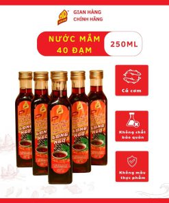 Nước Mắm Cá Cơm Long Ngư 40 Đạm Chai 250ml