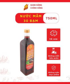 Nước Mắm Cá Cơm Long Ngư 30 Đạm Chai 750ML