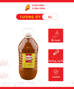 Tương ớt Hà Nội Can 5l