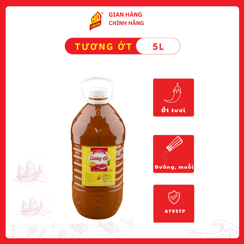 Tương ớt Hà Nội Can 5l