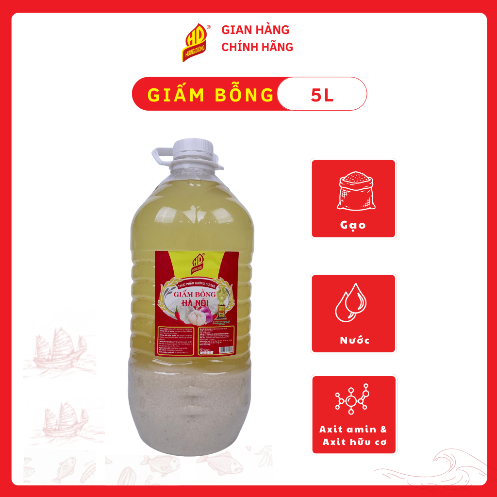Giấm Bỗng Hà Nội Can 5L