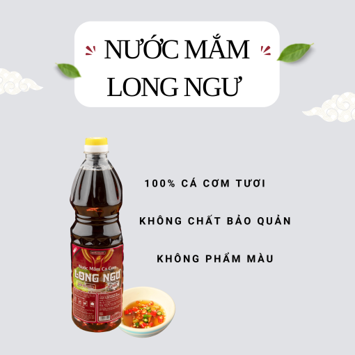 Nước Mắm Cá Cơm Long Ngư 15° Đạm