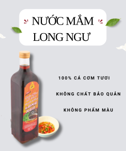 Nước mắm cá cơm Long Ngư đạm 30 chai 750ml