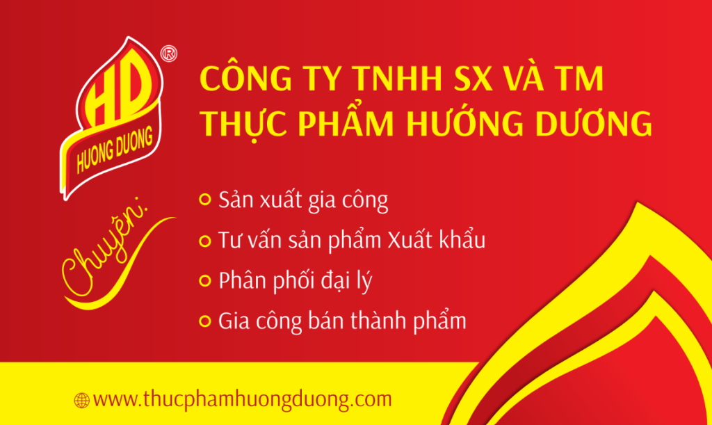Bộ nhân diện thương hiệu Thực Phẩm Hướng Dương