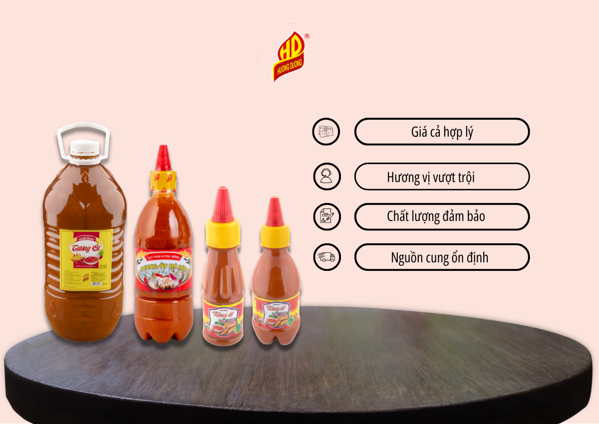 Chất lượng của tương ớt Hướng Dương