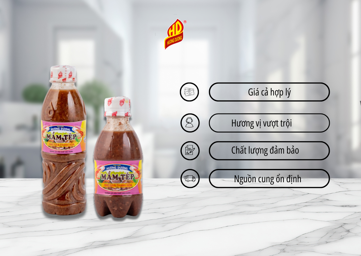 Chất lượng mắm tép Hướng Dương