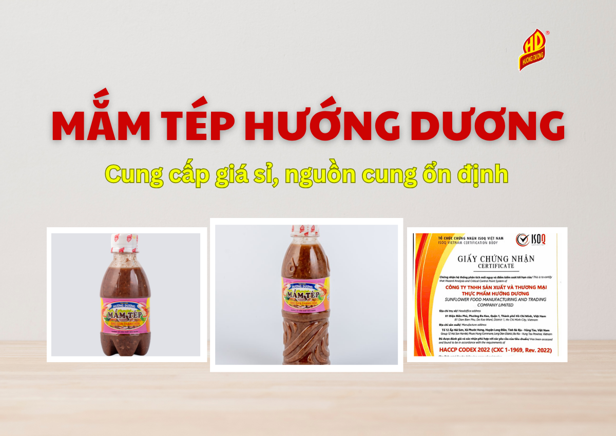 Cơ hội trở thành đại lý mắm tép Hướng Dương