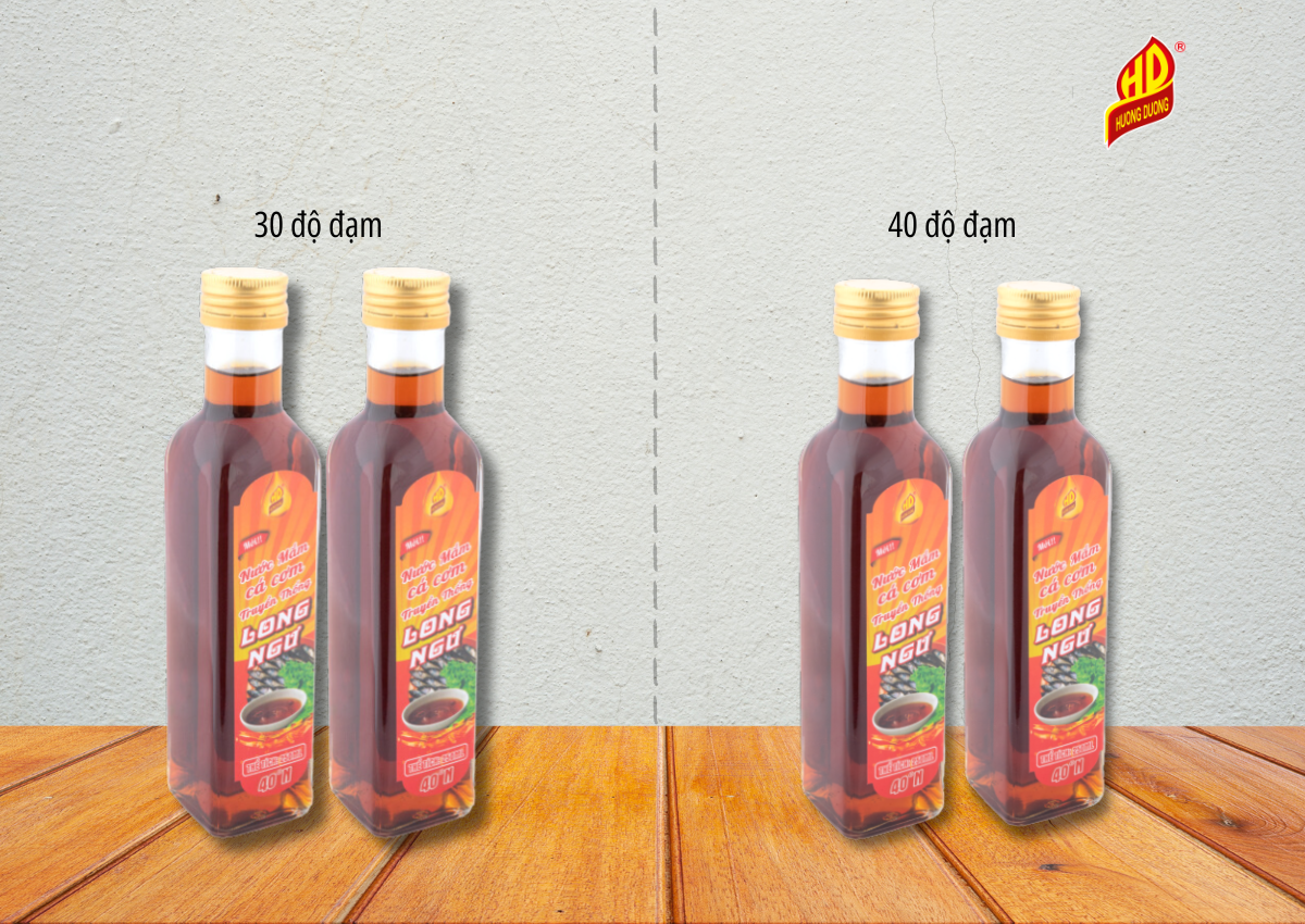 Nước mắm Long Ngư 40 độ đạm và 30 độ đạm