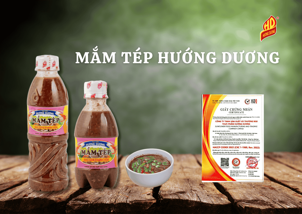 Ăn mắm tép có tốt không và những ai không nên ăn? 4 Mắm tép Hướng Dương