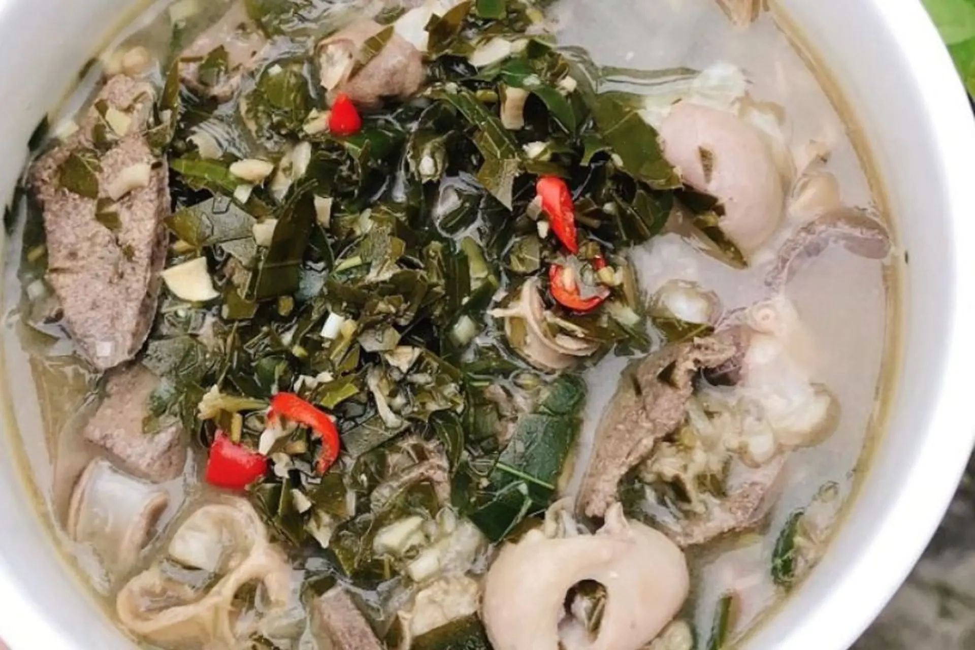 Canh lá đắng Canh lá đắng