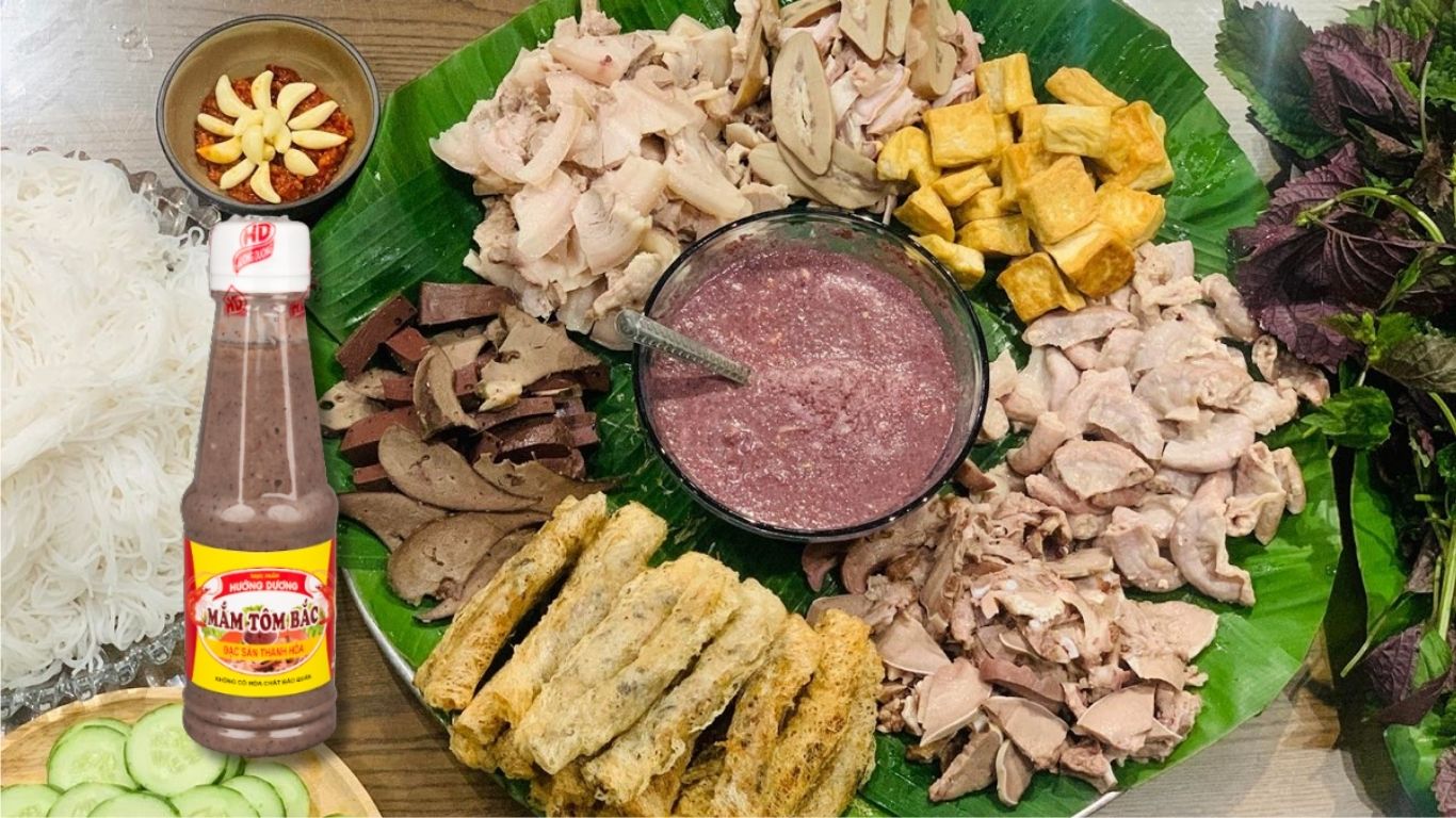 Quy trình chế biến mắm tôm nguyên chất tại Hướng Dương 2 Chế biến mắm tôm