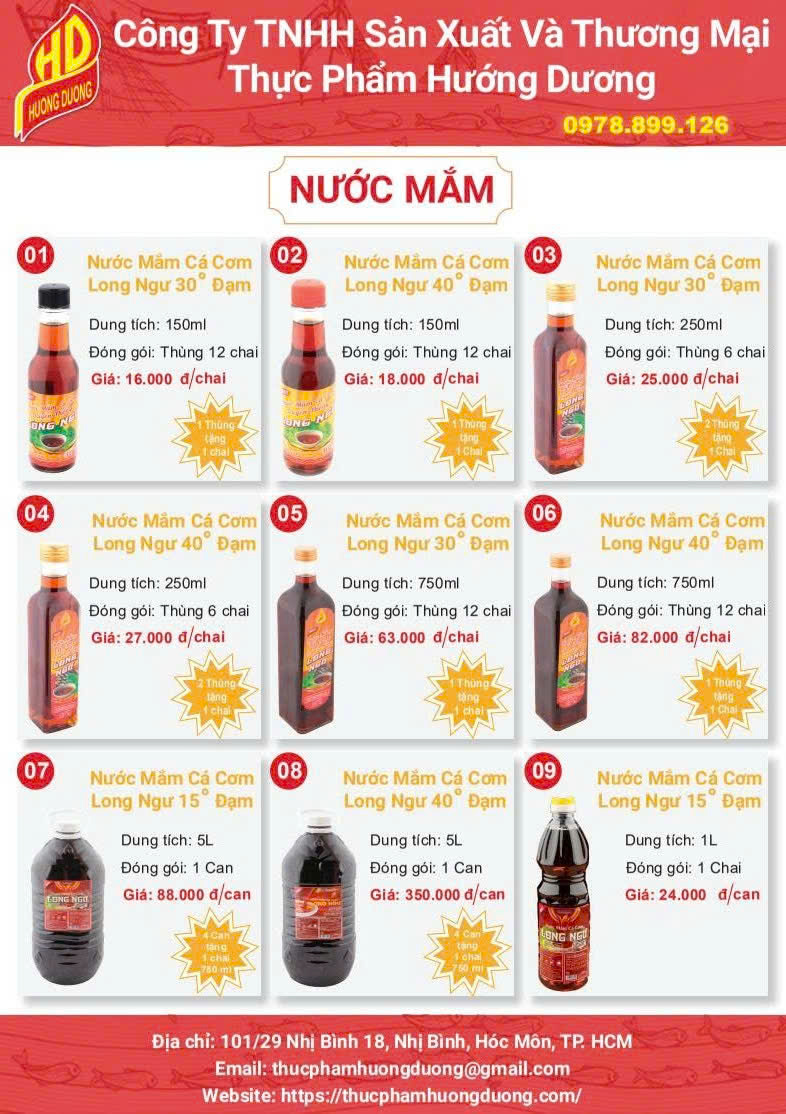 Giá nước mắm