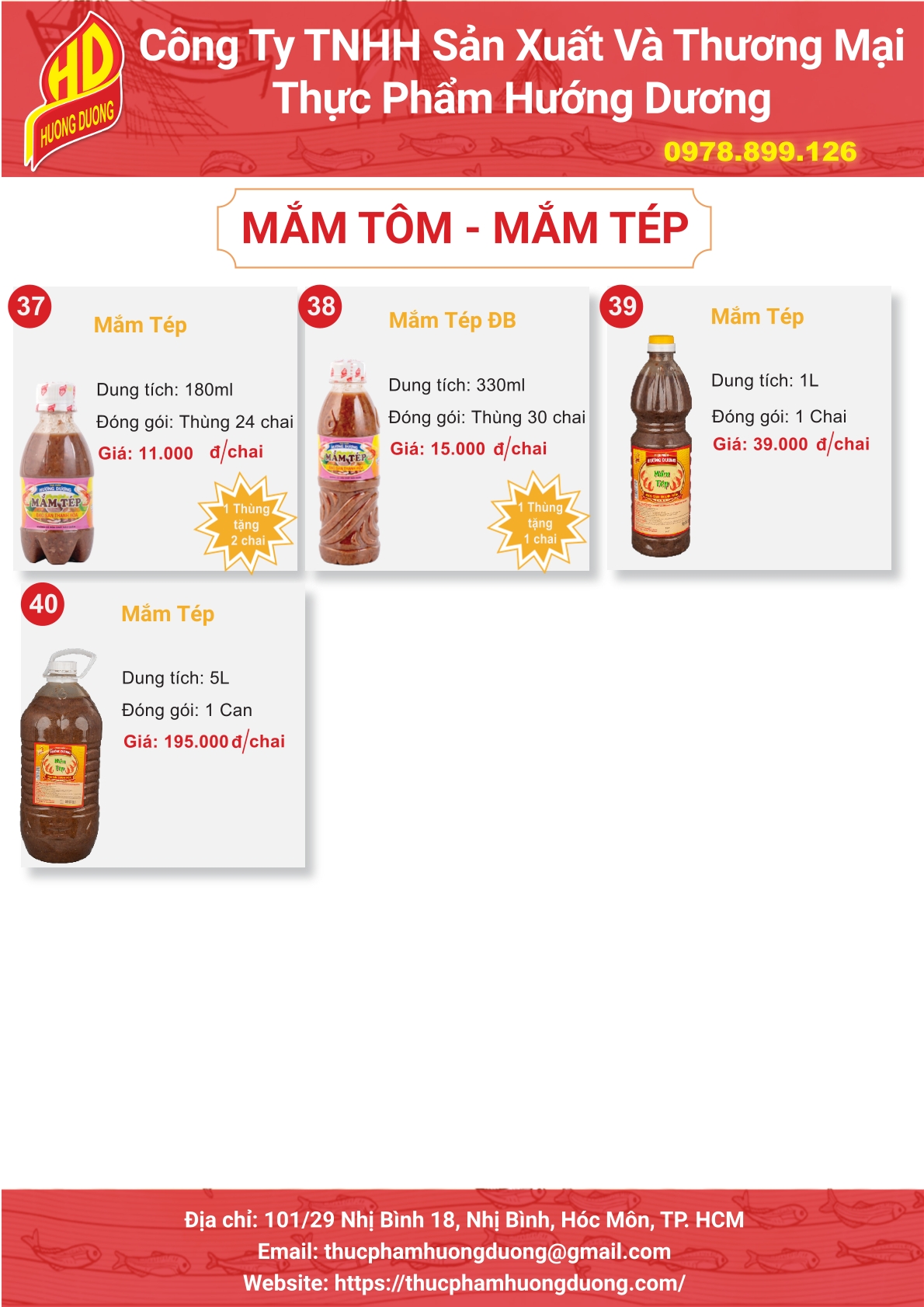 đại lý bỏ sỉ mắm