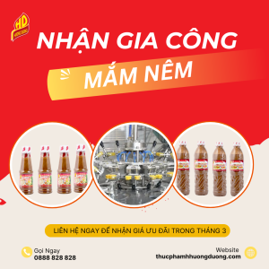 Dịch vụ gia công mắm nêm tại Hướng Dương