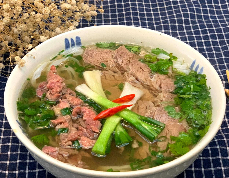 Phở Bắc chuẩn vị