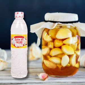 Tỏi Ngâm Giấm với Giấm Ăn nhà Hướng Dương