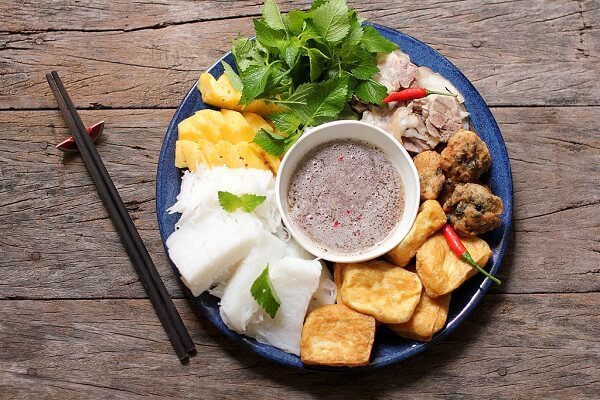 Mắm tôm bún đậu miền Tây Hướng Dương có gì nổi bật? 1 Mắm tôm bún đậu miền Tây