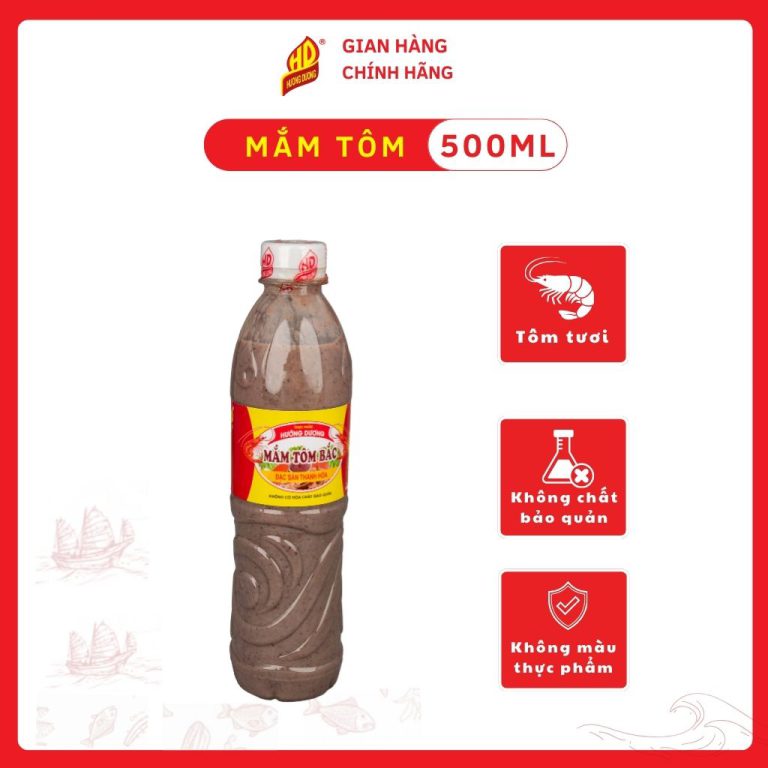 cách bảo quản mắm tôm không bị đổi màu